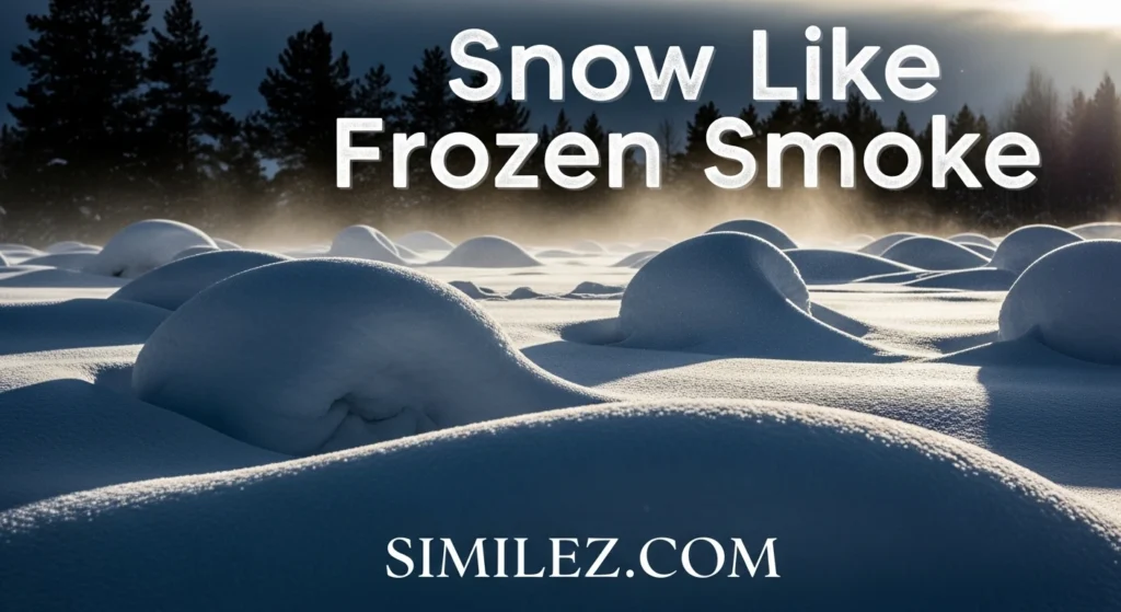 Snow Like Frozen Smoke