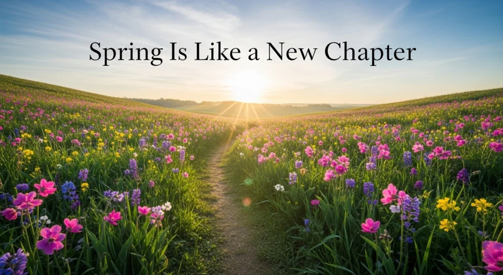 Spring Is Like a New Chapter