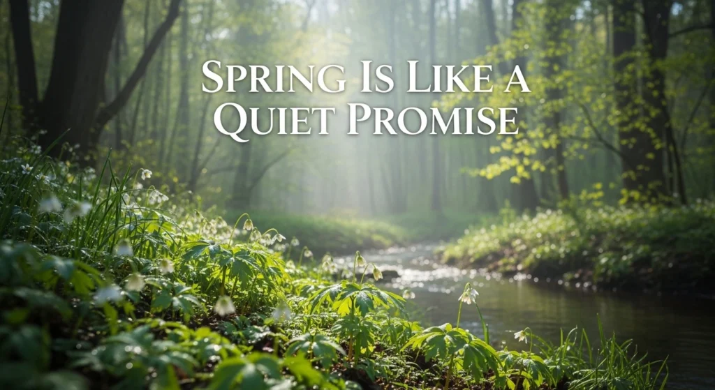Spring Is Like a Quiet Promise