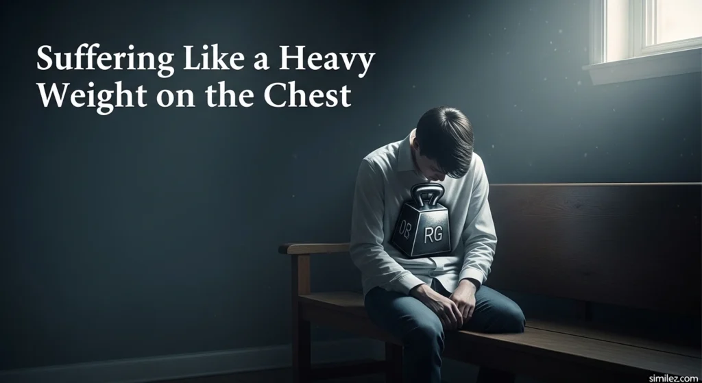 Suffering Like a Heavy Weight on the Chest