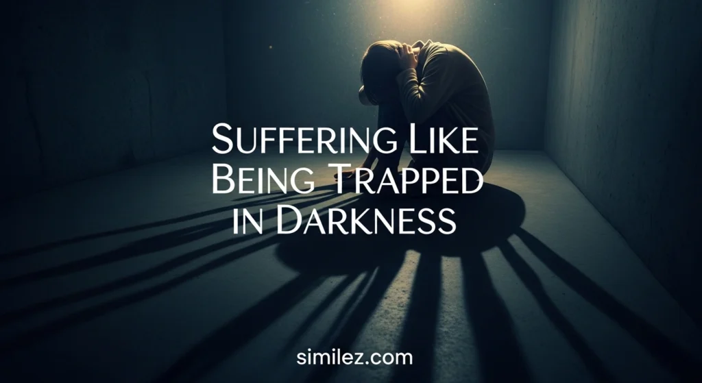 Suffering Like Being Trapped in Darkness