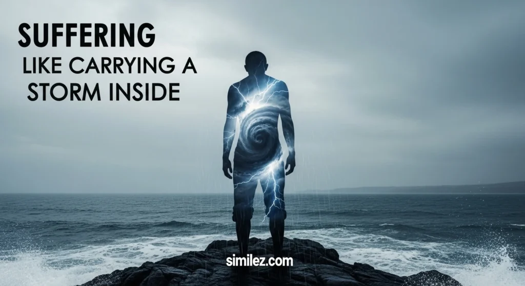 Suffering Like Carrying a Storm Inside