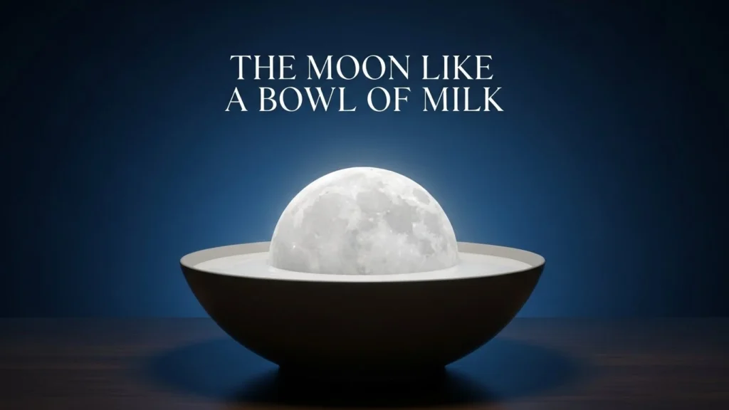 The Moon Like a Bowl of Milk