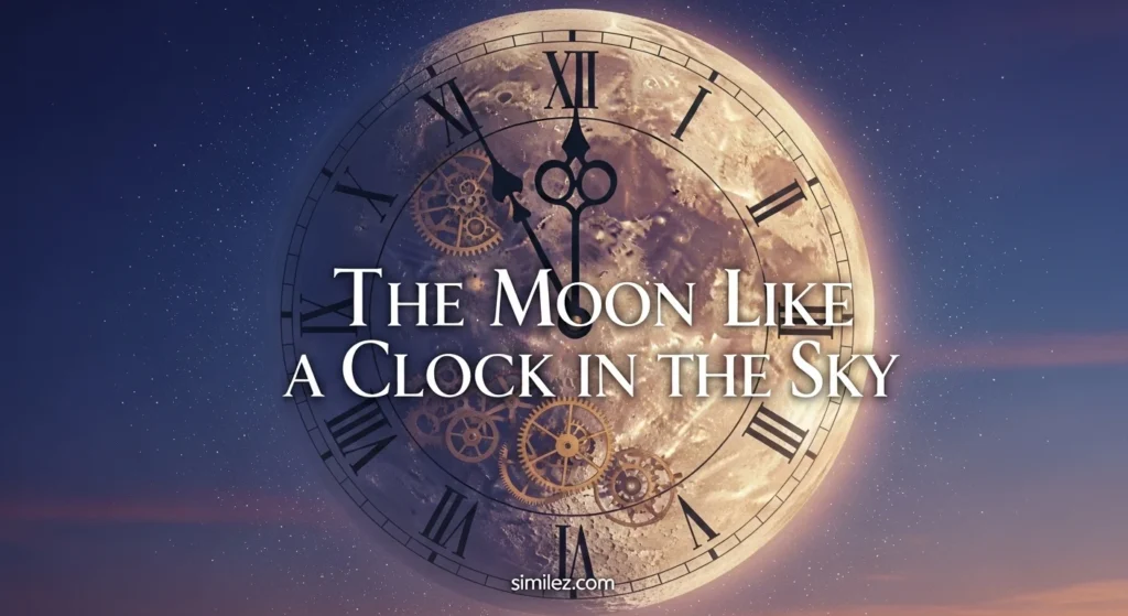 The Moon Like a Clock in the Sky
