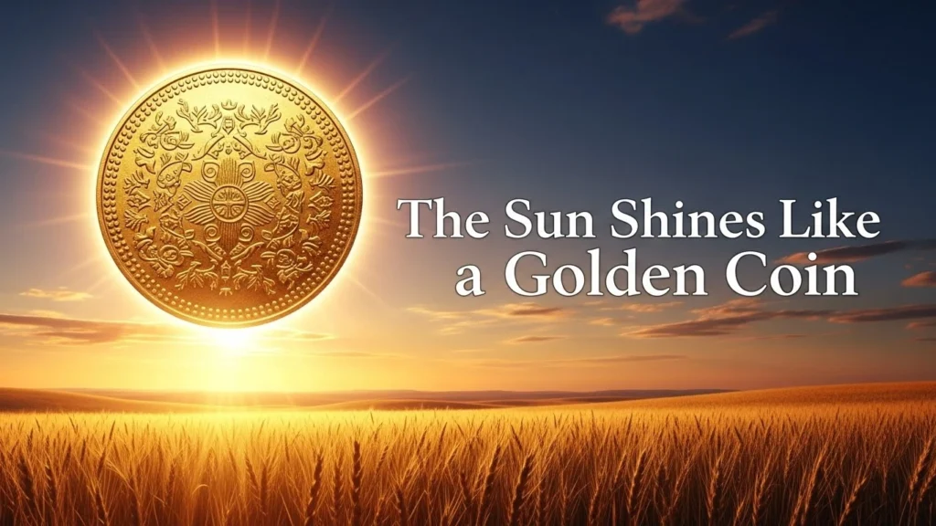 The Sun Shines Like a Golden Coin