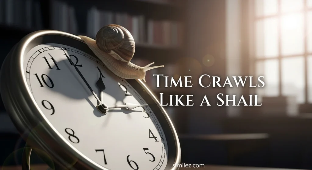 Time Crawls Like a Snail