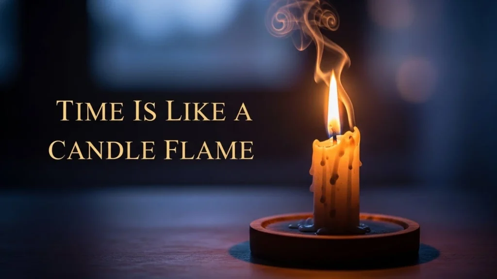 Time Is Like a Candle Flame