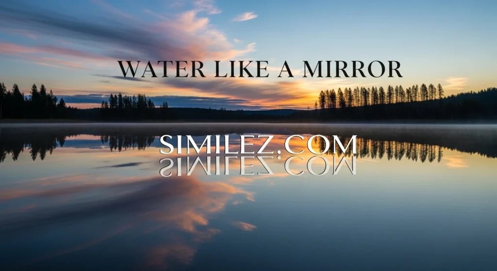 Water Like a Mirror