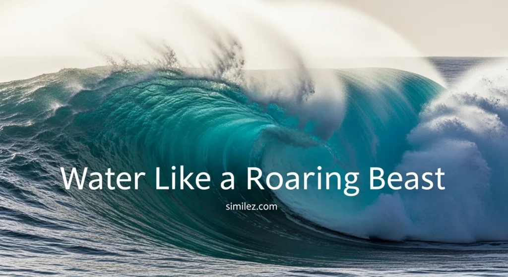 Water Like a Roaring Beast