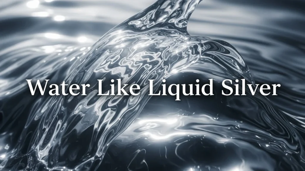 Water Like Liquid Silver