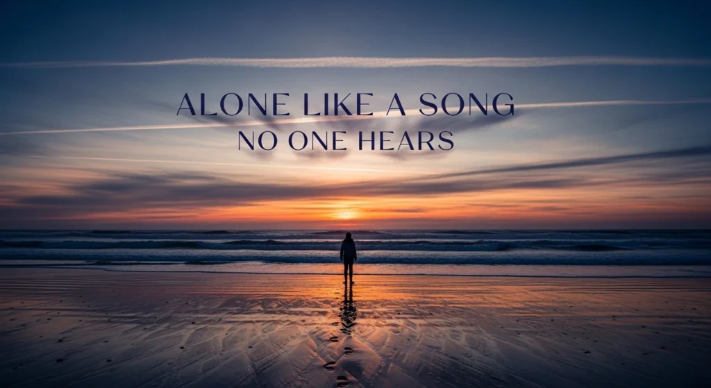 Alone Like a Song No One Hears