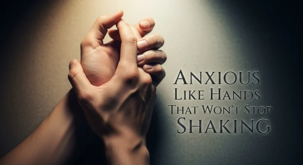Anxious Like Hands That Won’t Stop Shaking