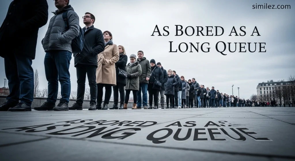 As Bored as a Long Queue