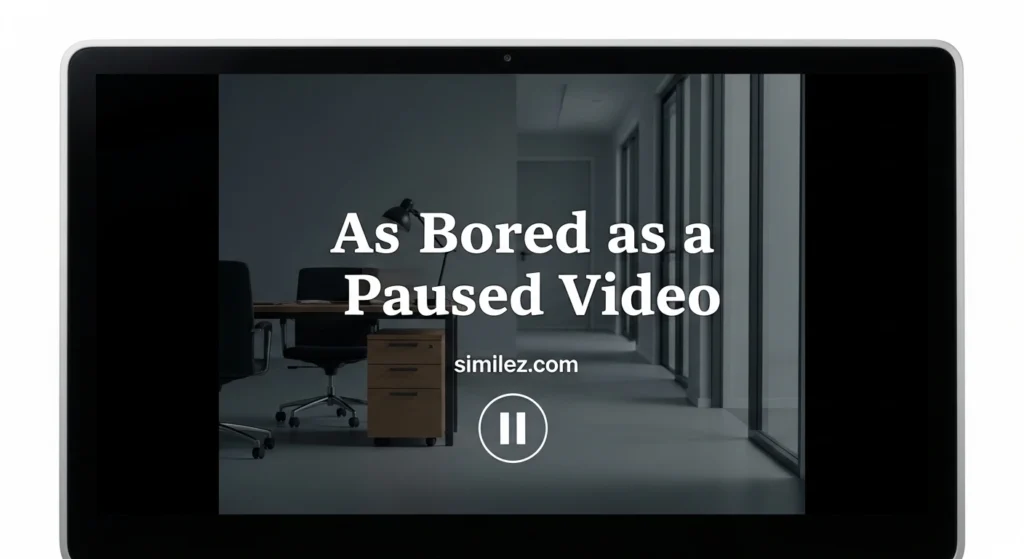 As Bored as a Paused Video