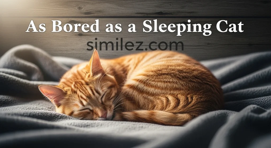 As Bored as a Sleeping Cat