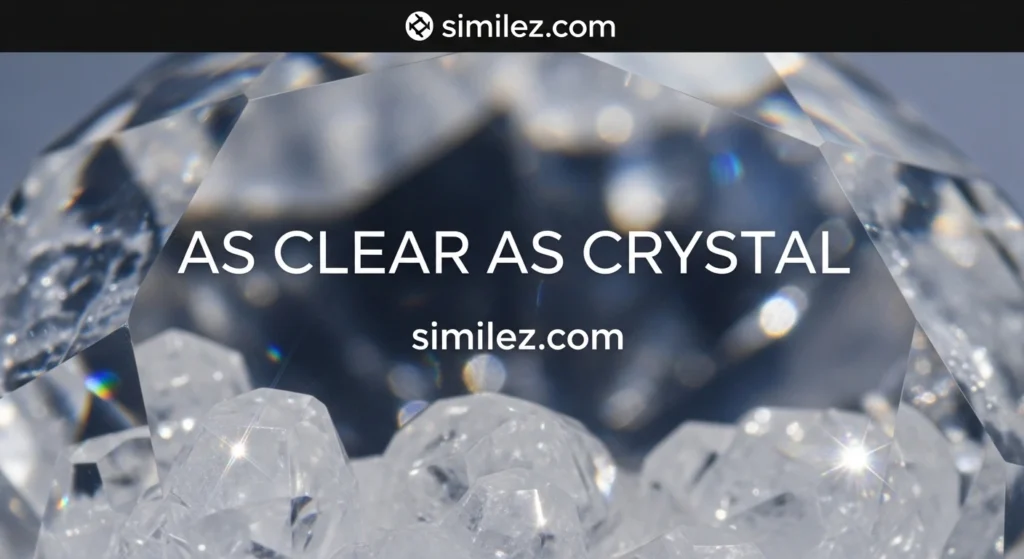 As Clear as Crystal