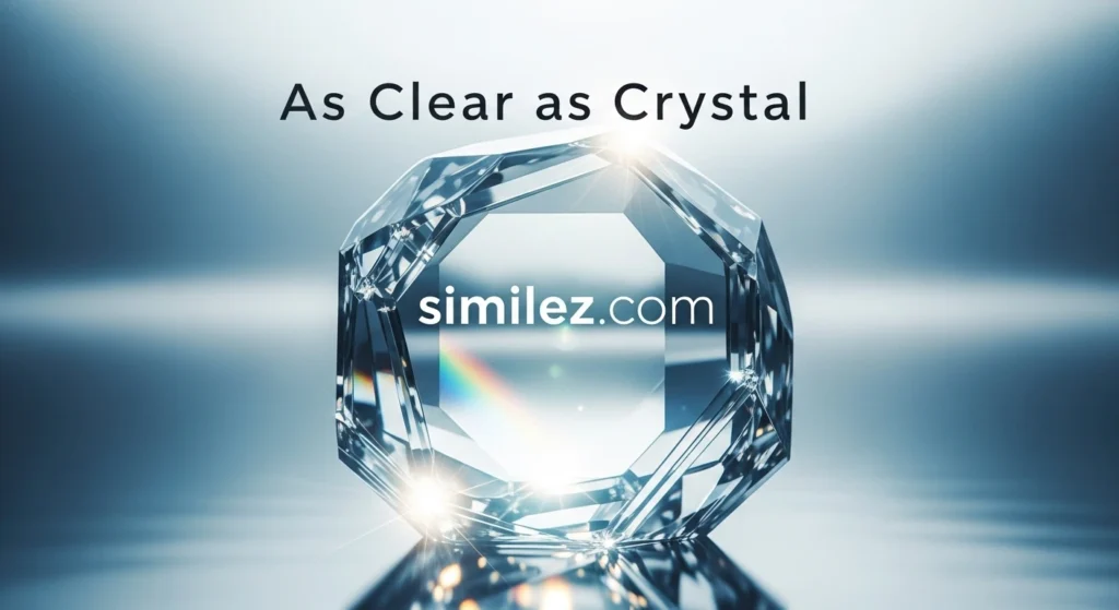 As Clear as Crystal