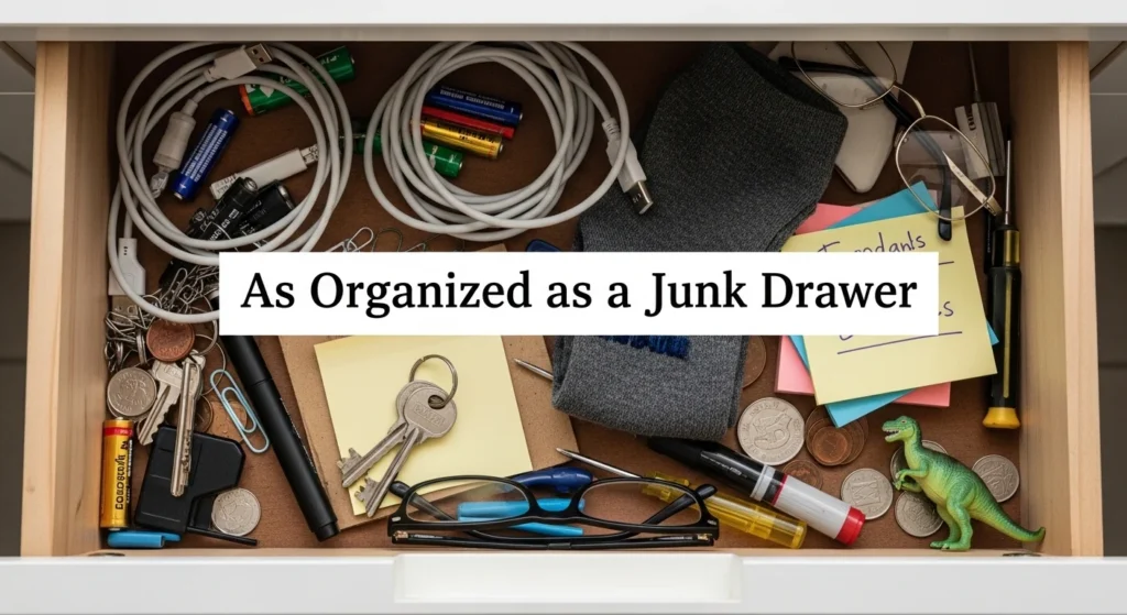 As Organized as a Junk Drawer