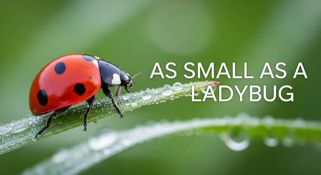 As Small as a Ladybug
