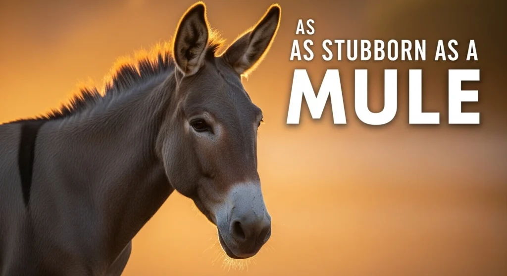 As Stubborn as a Mule