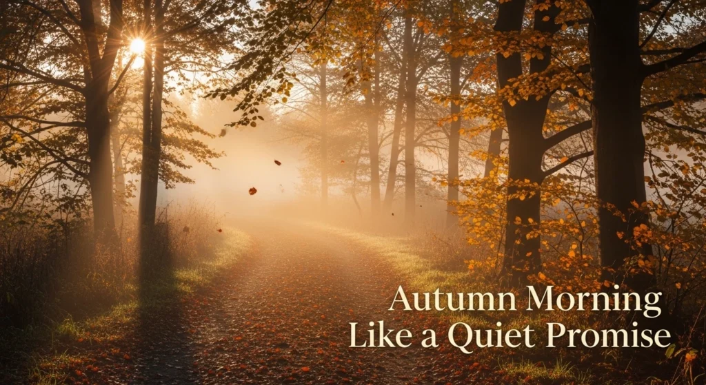Autumn Morning Like a Quiet Promise