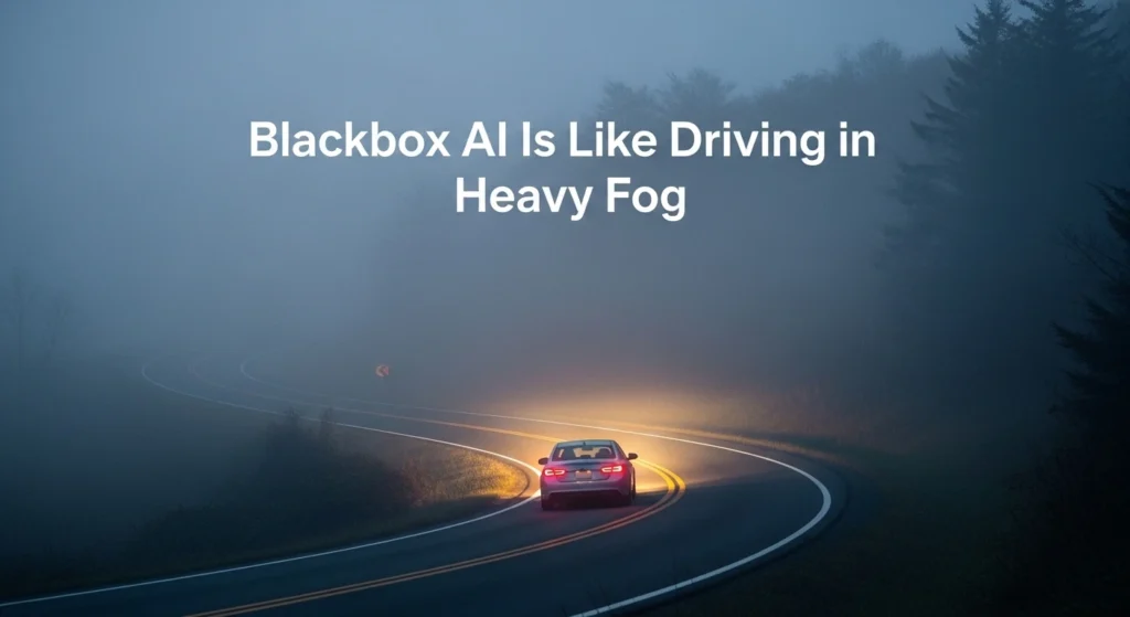 Blackbox AI Is Like Driving in Heavy Fog