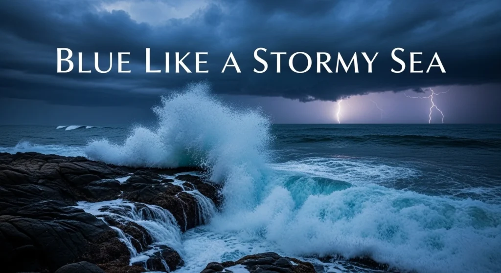 Blue Like a Stormy Sea