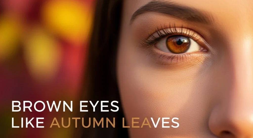Brown Eyes Like Autumn Leaves