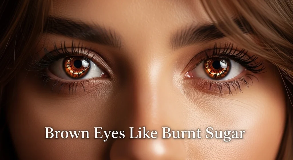 Brown Eyes Like Burnt Sugar