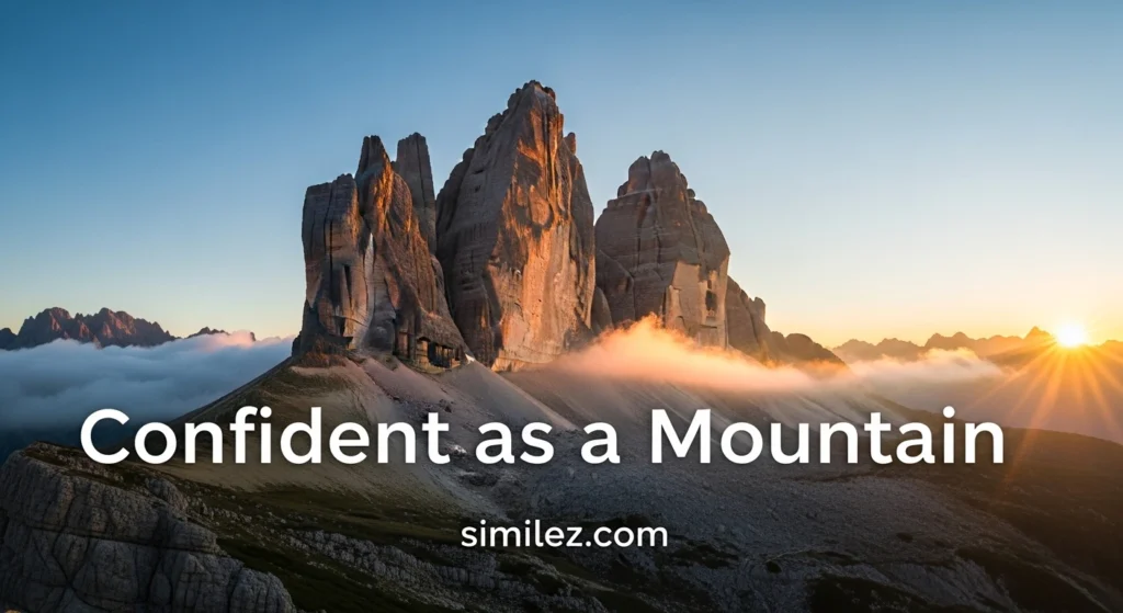 Confident as a Mountain
