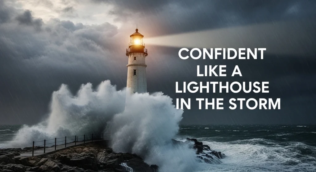 Confident Like a Lighthouse in the Storm
