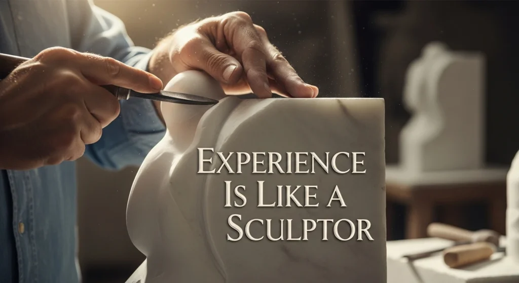 Experience Is Like a Sculptor