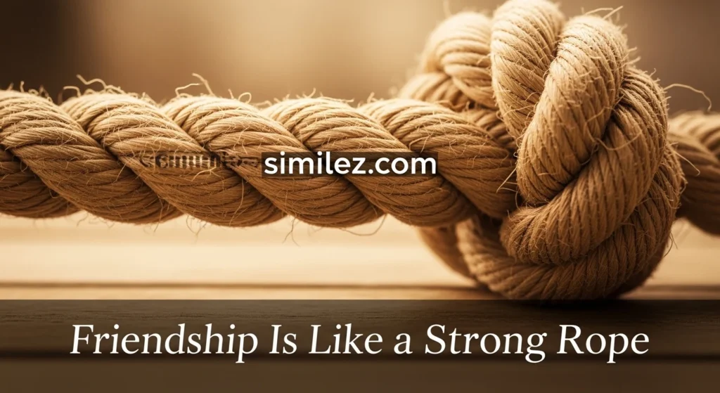 Friendship Is Like a Strong Rope