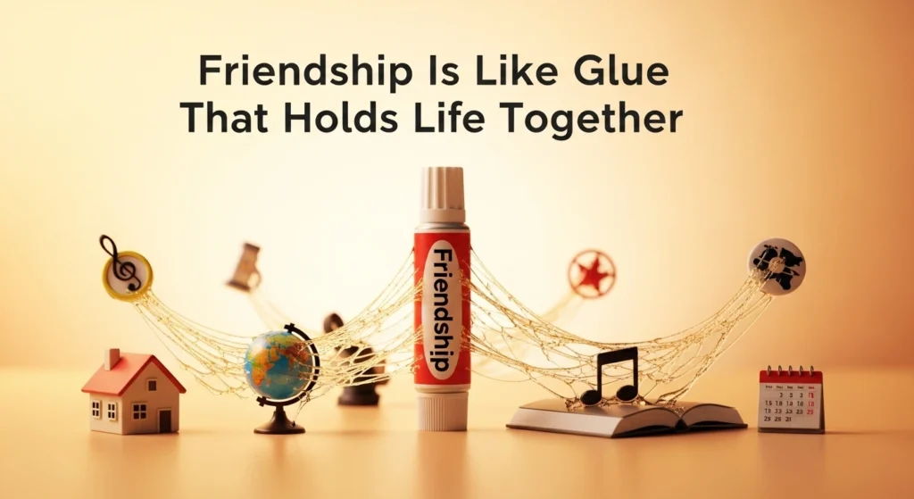 Friendship Is Like Glue That Holds Life Together