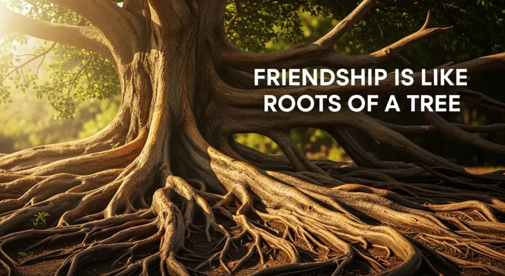 Friendship Is Like Roots of a Tree