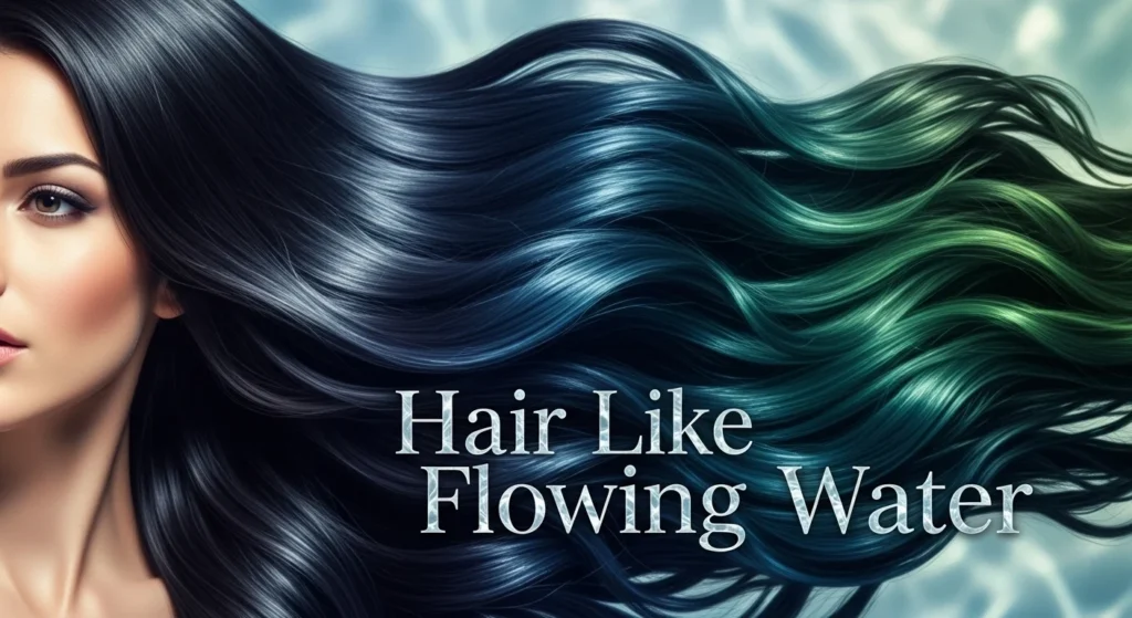 Hair Like Flowing Water