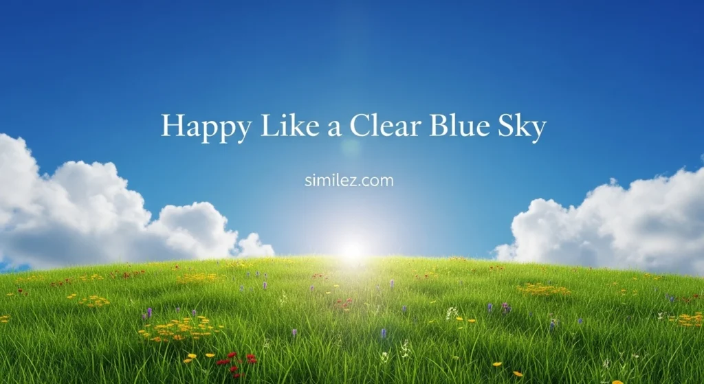 Happy Like a Clear Blue Sky