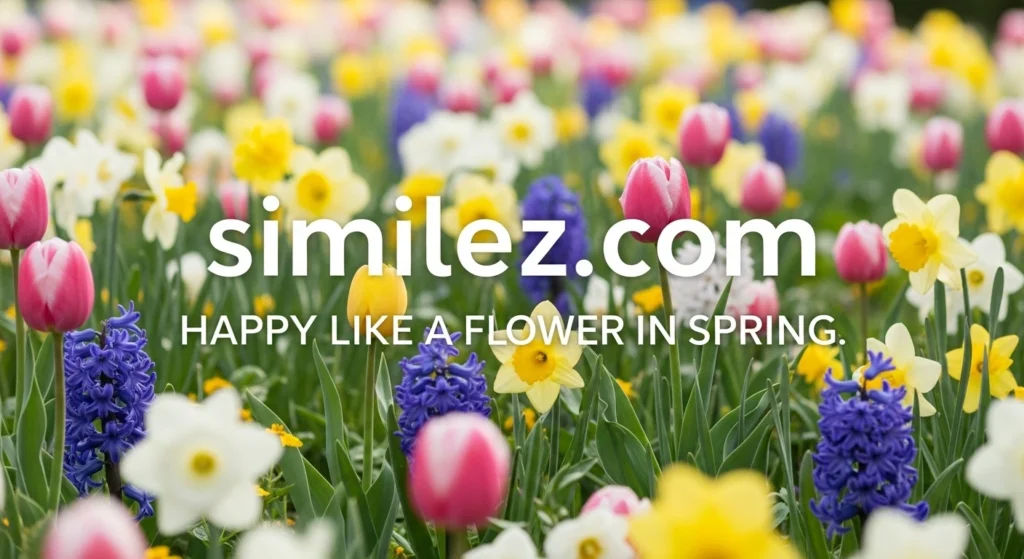 Happy Like a Flower in Spring