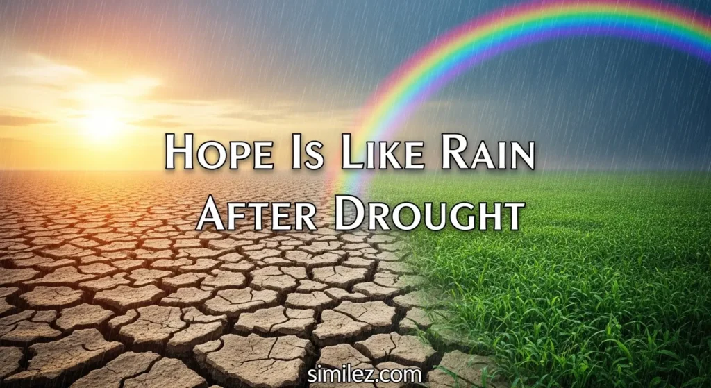 Hope Is Like Rain After Drought