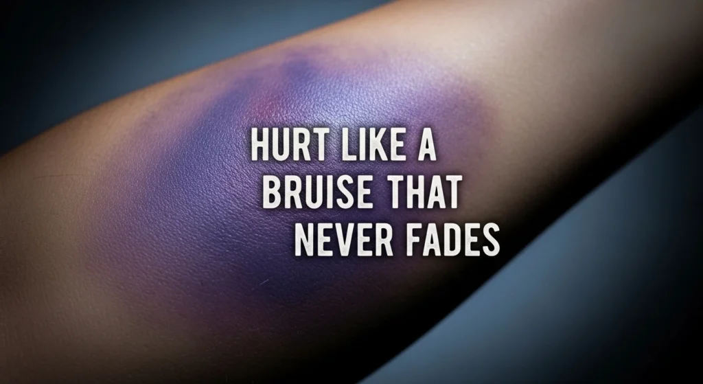 Hurt Like a Bruise That Never Fades