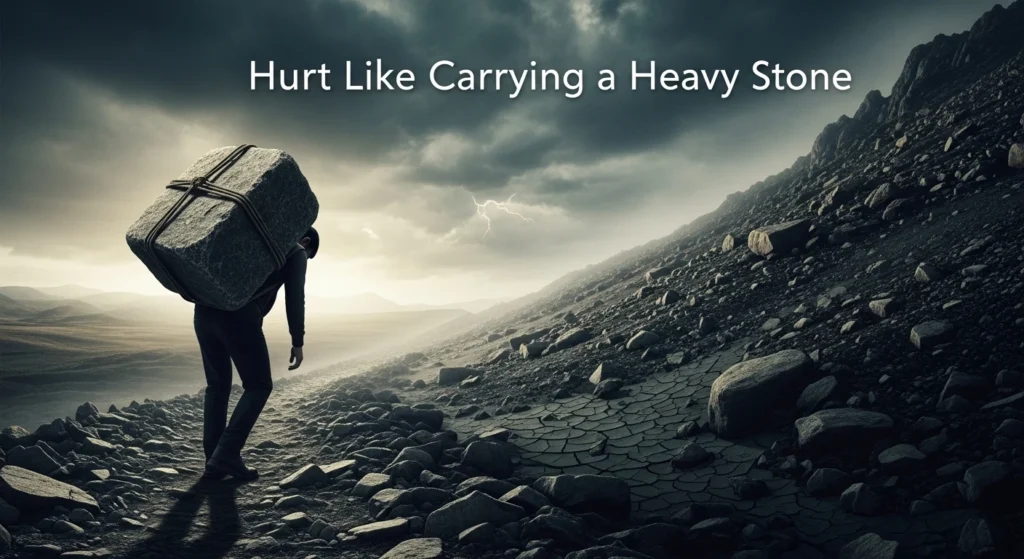 Hurt Like Carrying a Heavy Stone