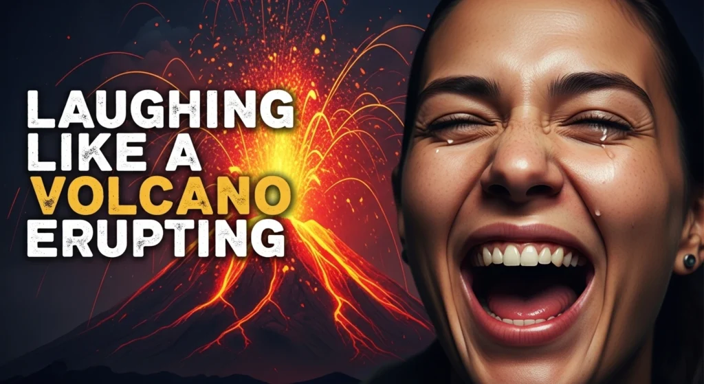 Laughing Like a Volcano Erupting