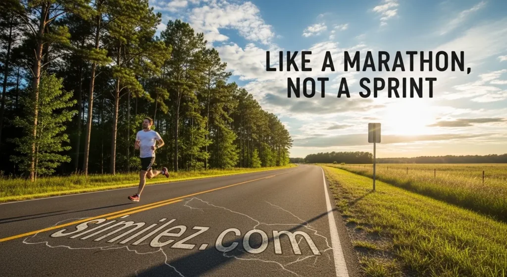 Like a Marathon, Not a Sprint