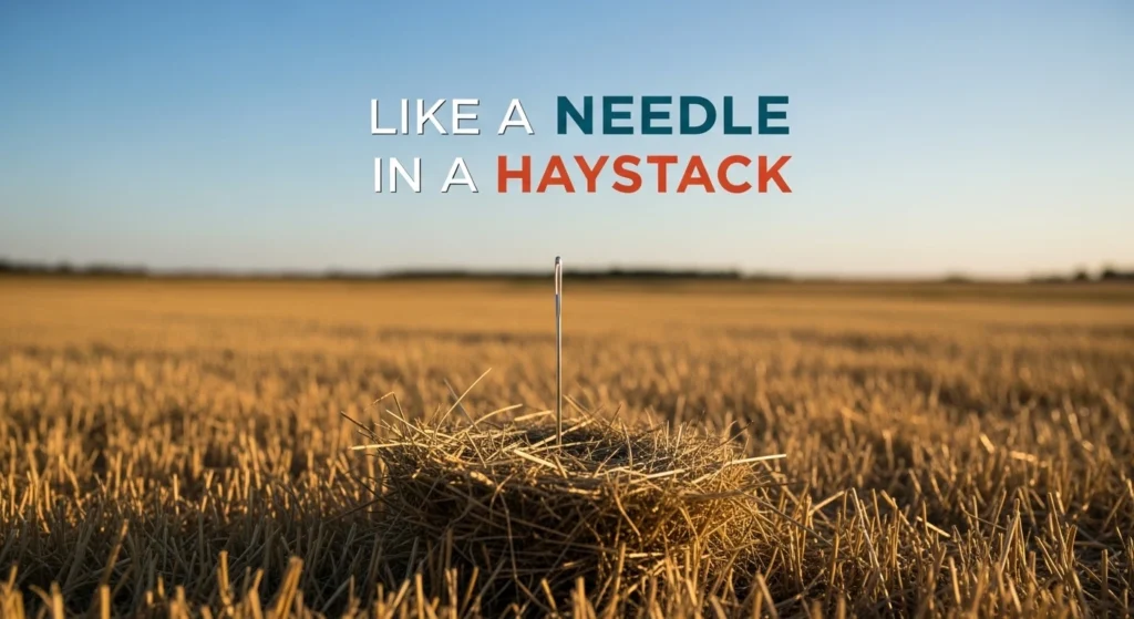 Like a Needle in a Haystack