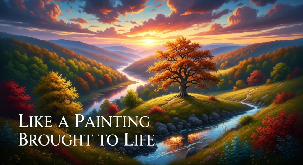 Like a Painting Brought to Life