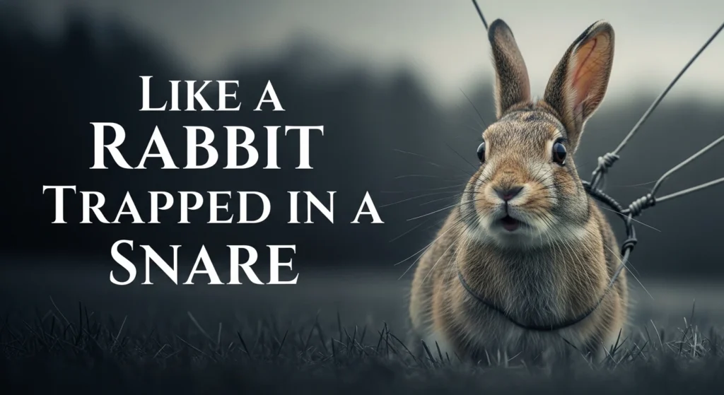 Like a Rabbit Trapped in a Snare