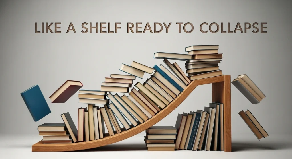 Like a Shelf Ready to Collapse