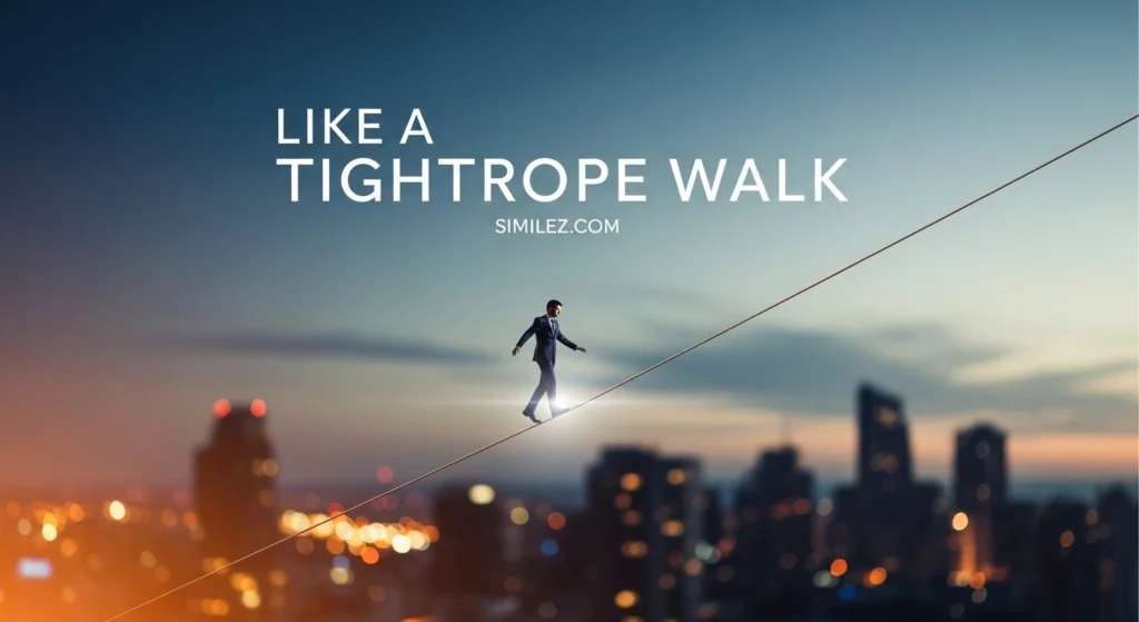 Like a Tightrope Walk