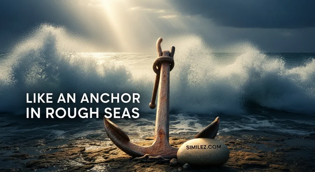 Like an Anchor in Rough Seas