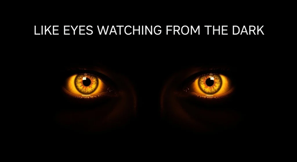 Like Eyes Watching from the Dark